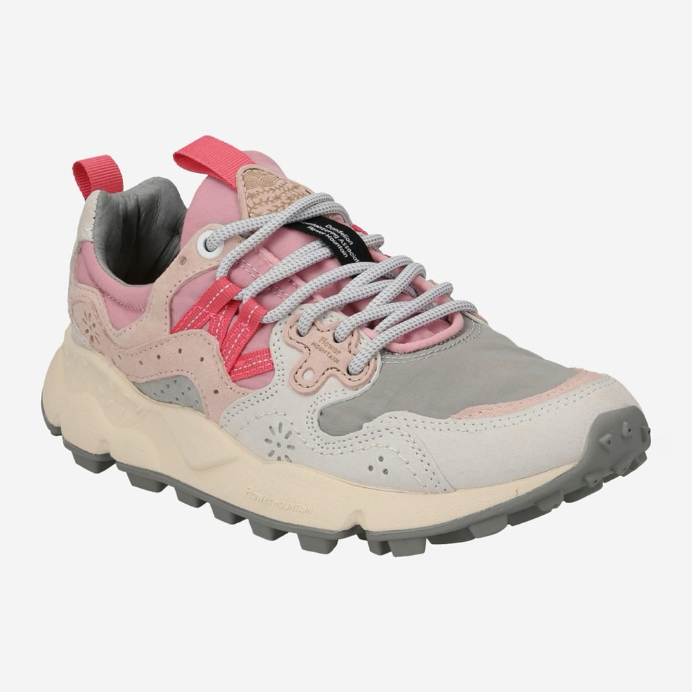 Women's Pink & Gray Chunky Trail Sneakers
